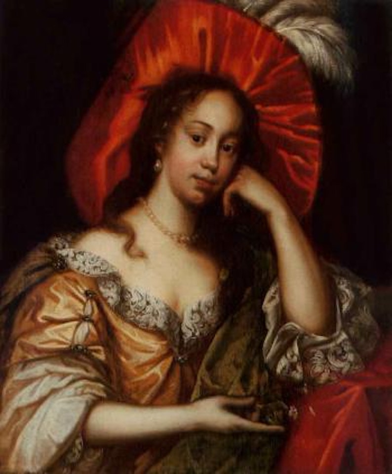 Portrait of lady traditionally identified as Lady Elizabeth Jones by English School