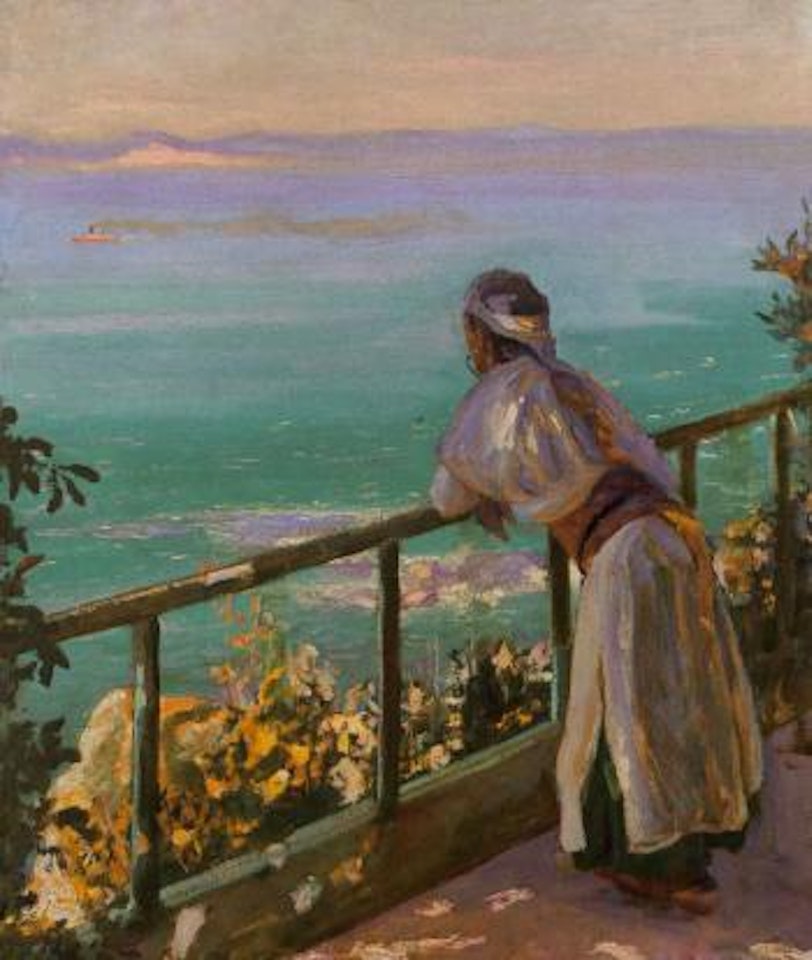 Spanish coast from Tangier by John Lavery