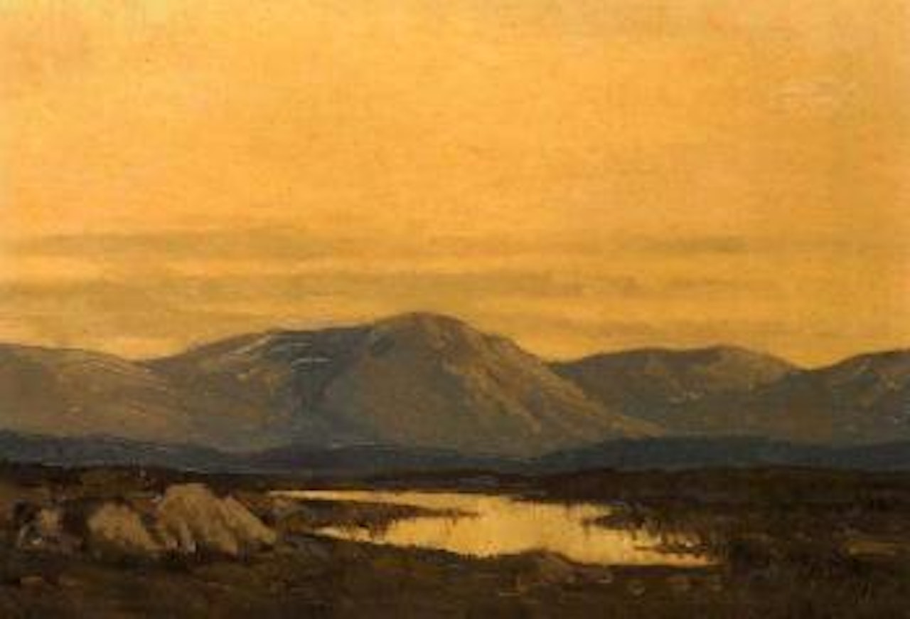 Sunset in the Mourne Mountains by Paul Henry