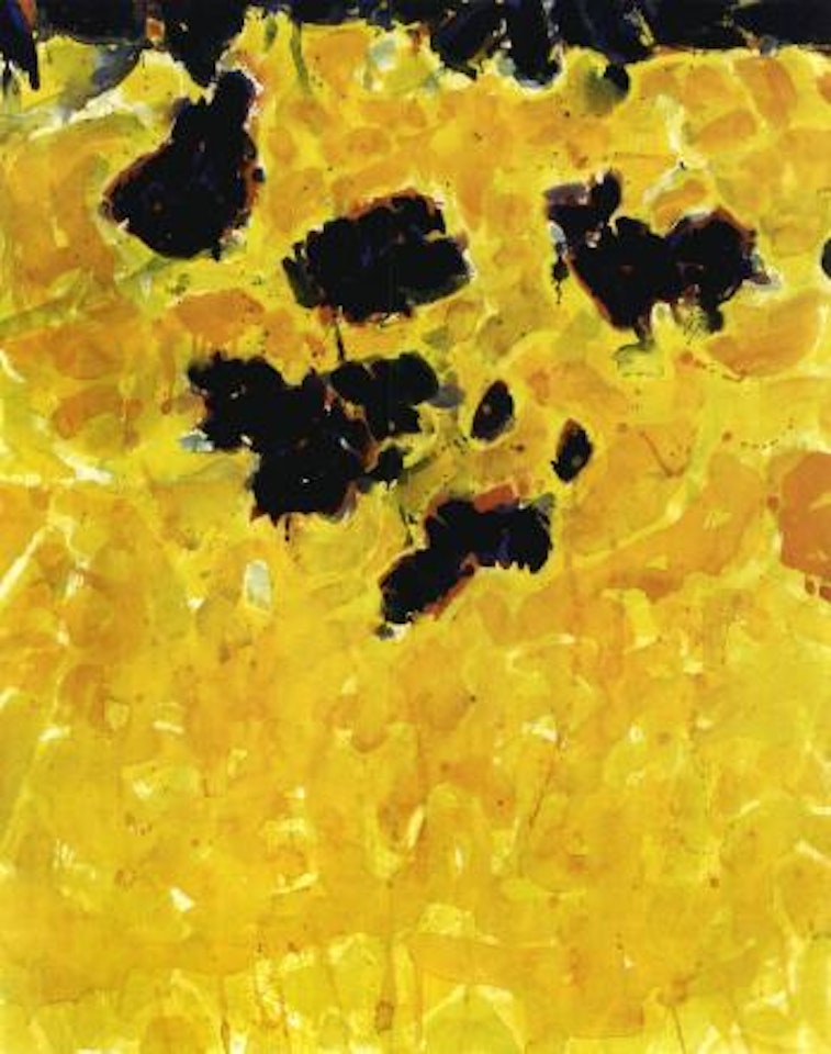 Yellow surroundings by Sam Francis