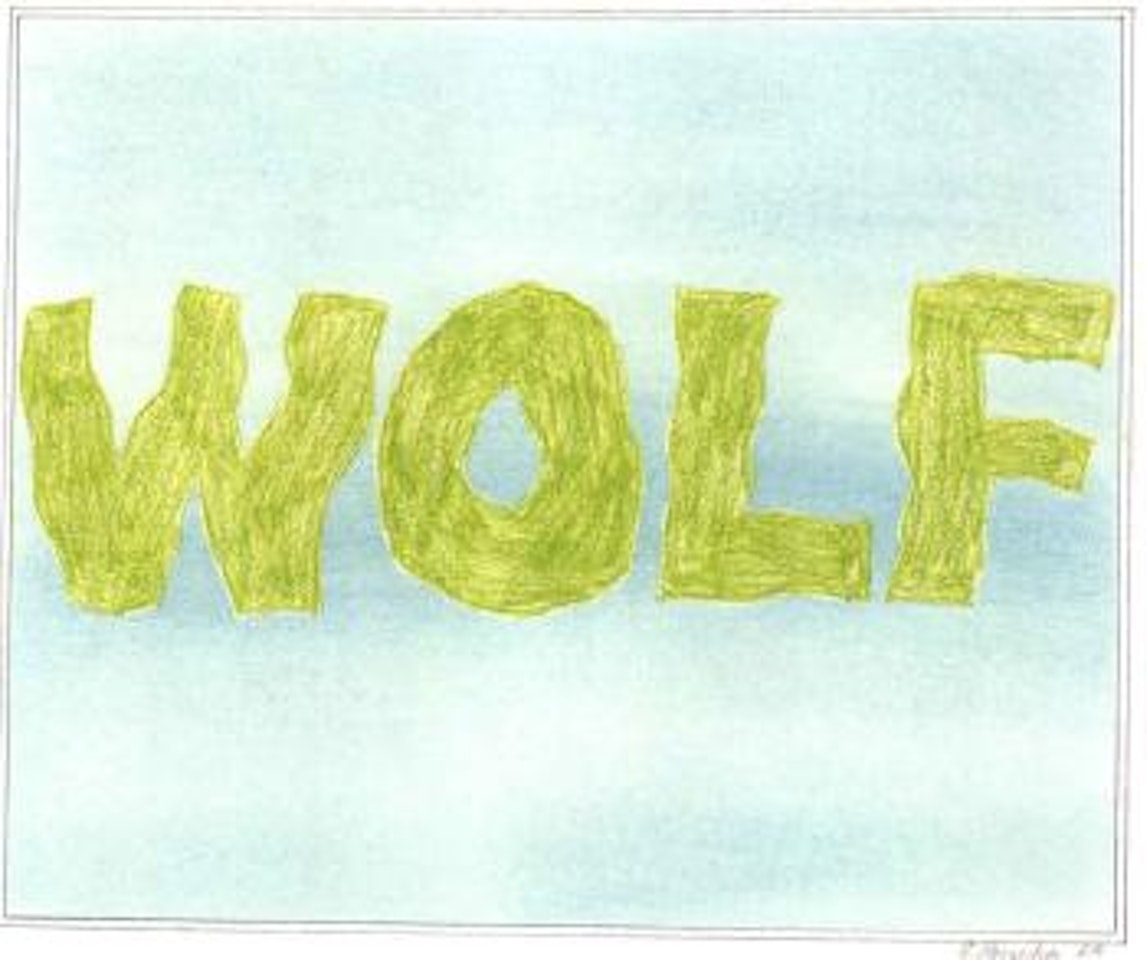 Wolf by Ed Ruscha
