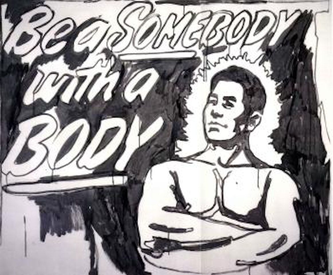 Be somebody with a body by Andy Warhol