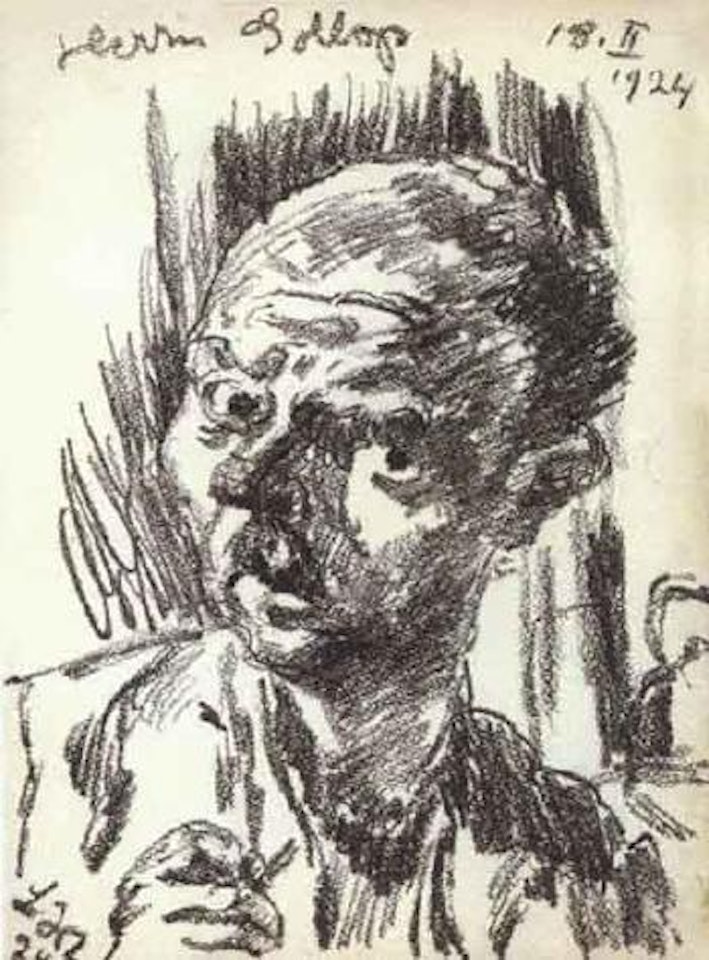 Self portait by Ludwig Meidner