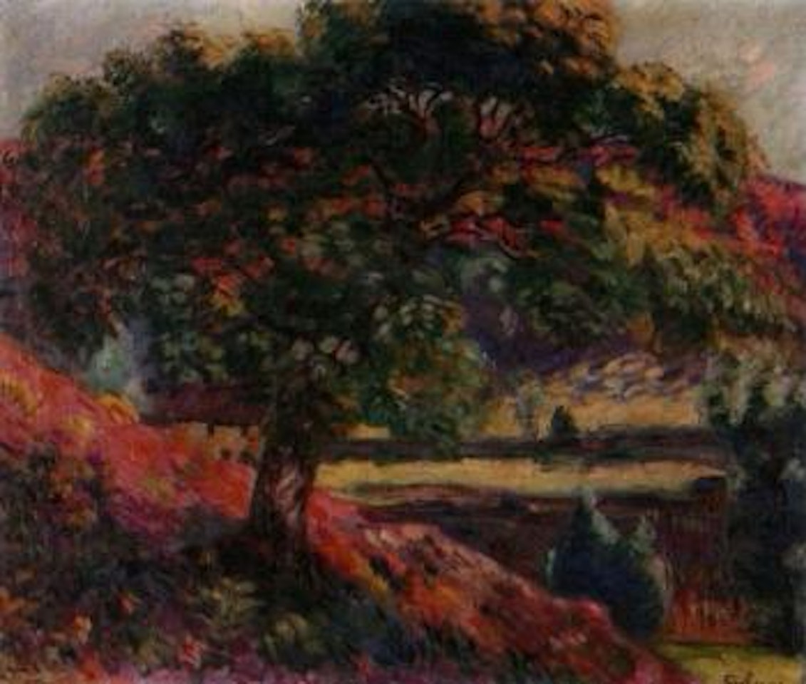 View of a valley, summertime by Armand Guillaumin