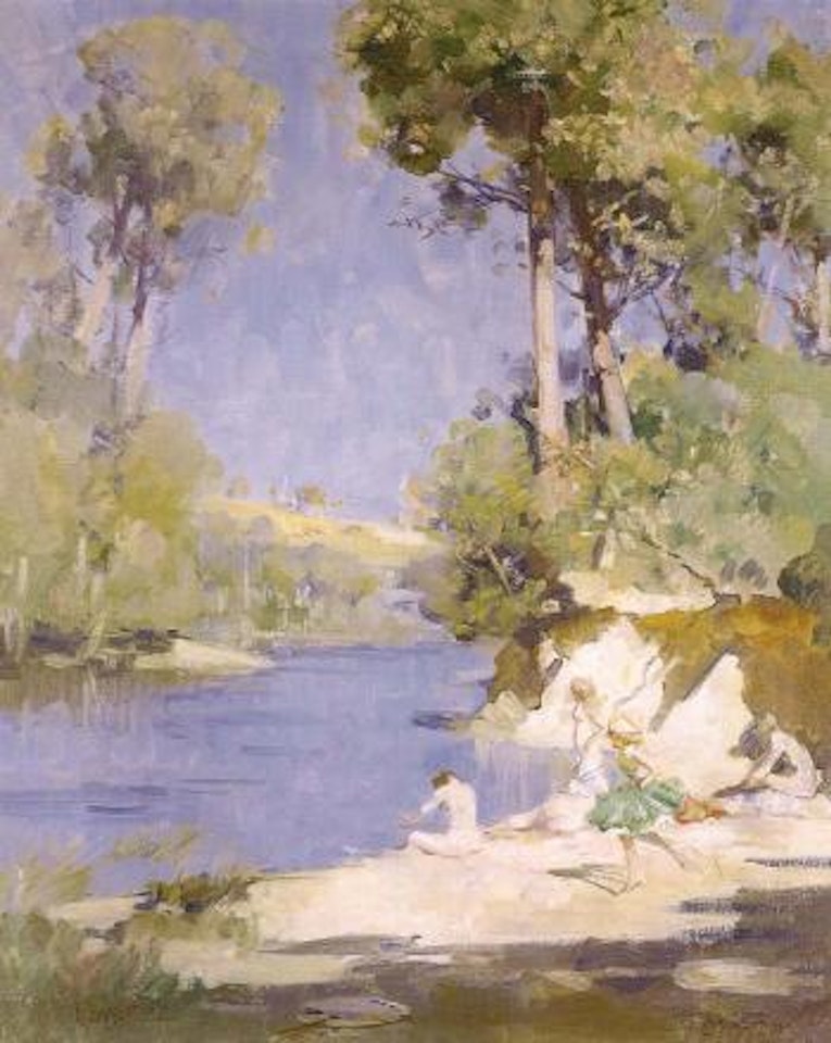 Shall we gather at the river by Arthur Ernest Streeton