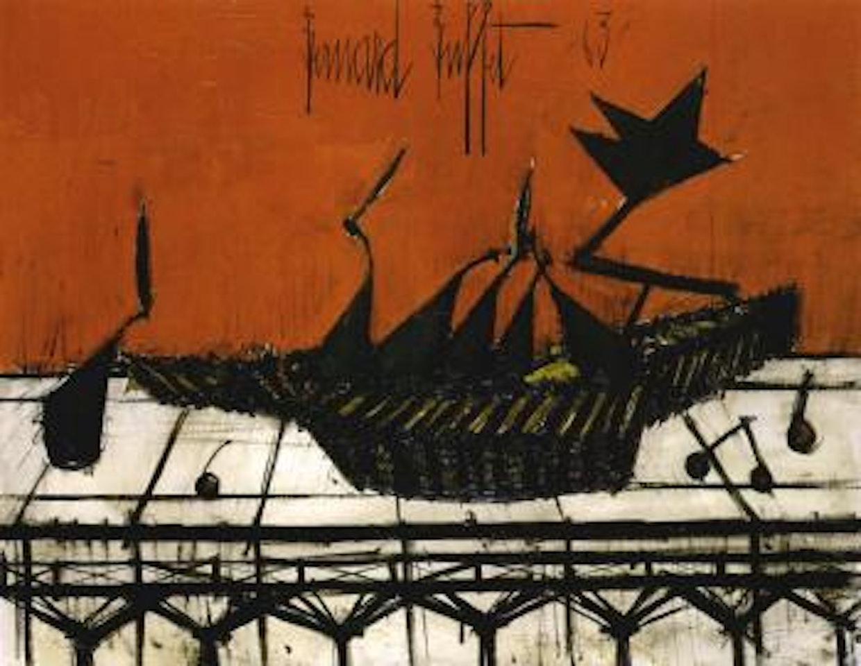 La corbeille by Bernard Buffet