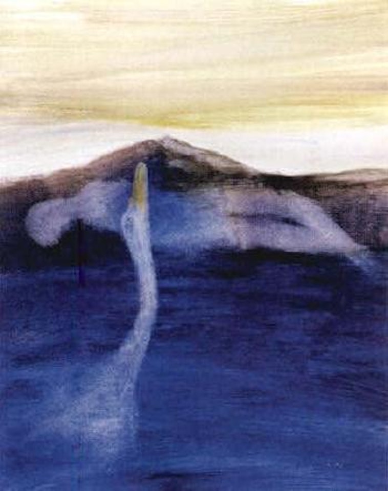 Leda and the swan by Sidney Nolan