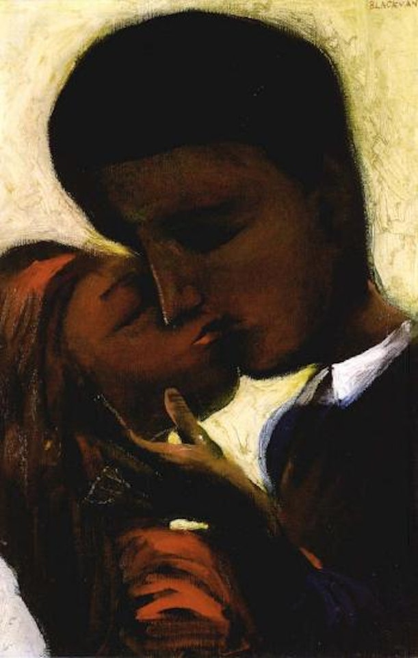 Kiss by Charles Blackman