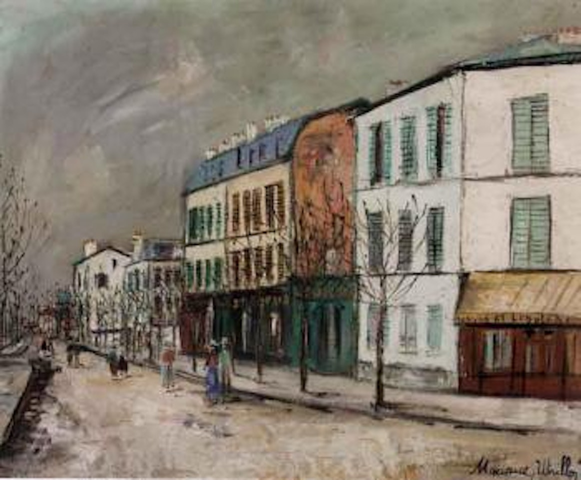 Rue a Asnieres by Maurice Utrillo