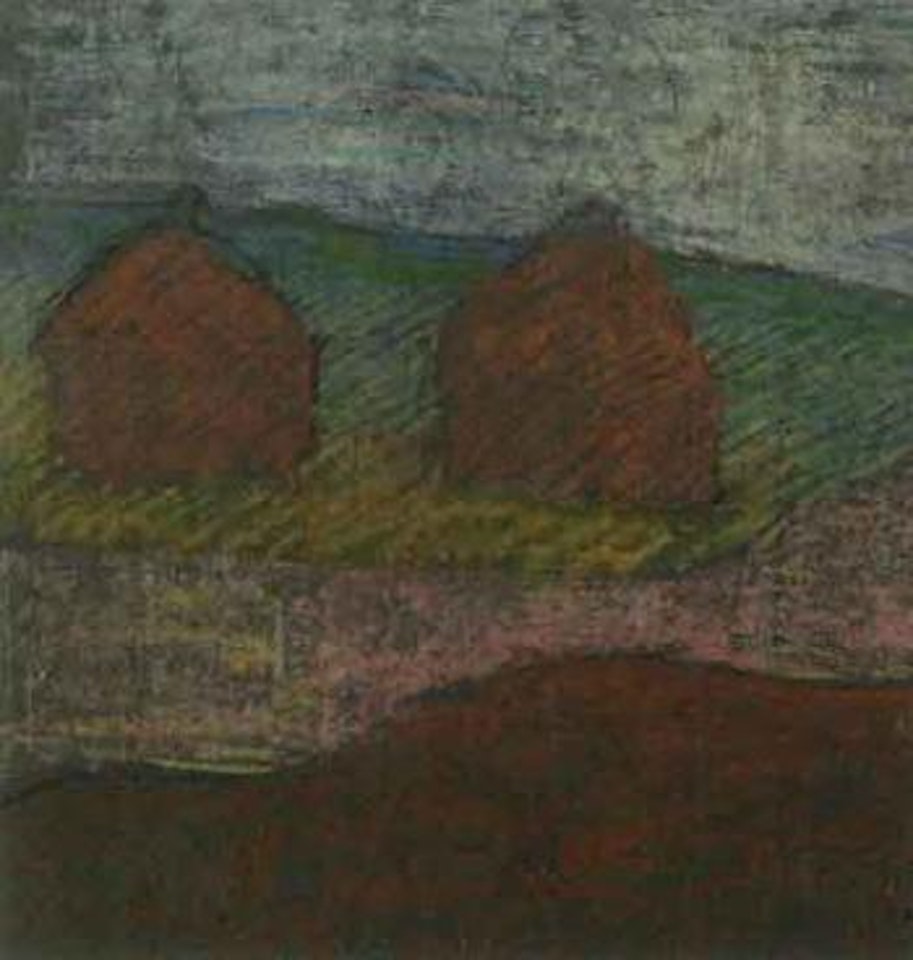 Meules and buste d'homme en costume by Édouard Vuillard