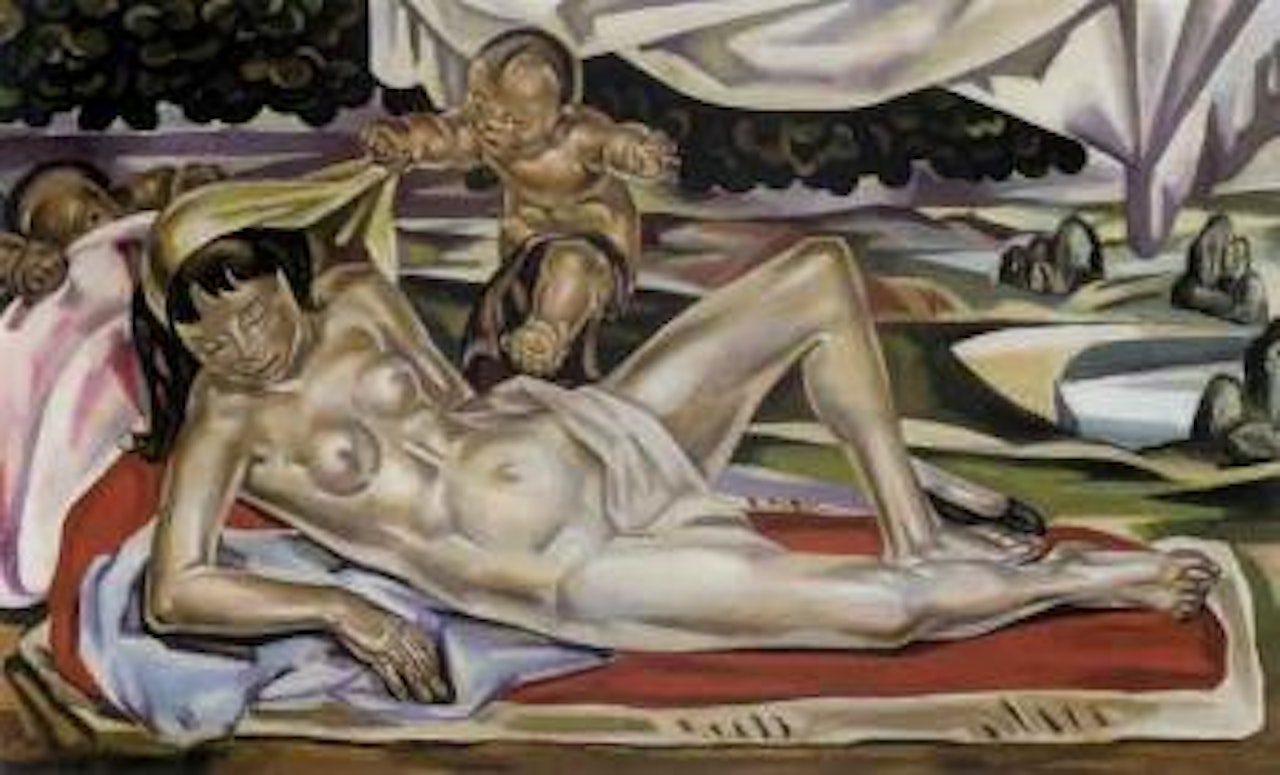 Nu aux enfants by Maria Blanchard