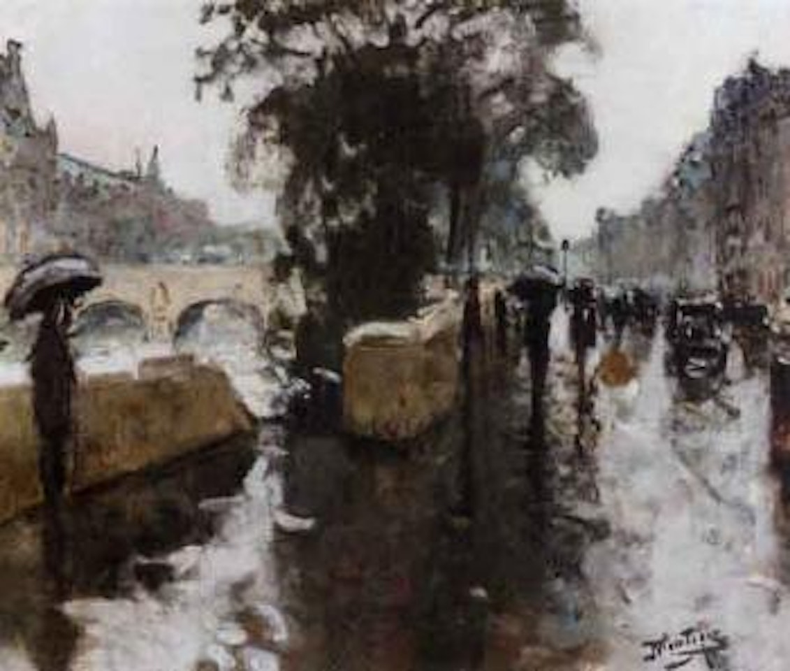 Le quai D'Orsay by Pierre Eugène Montezin