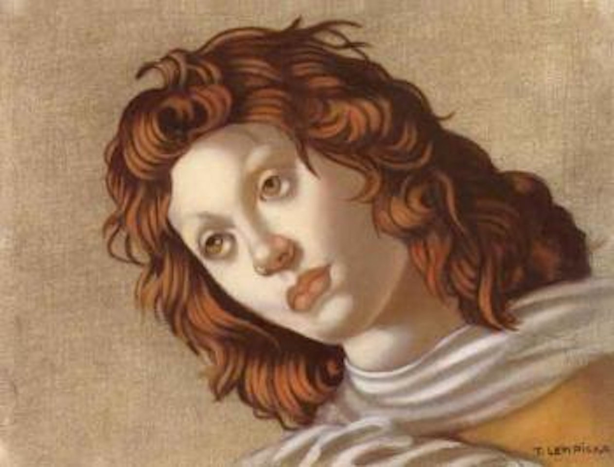 Etude d'apres Botticelli by Tamara de Lempicka