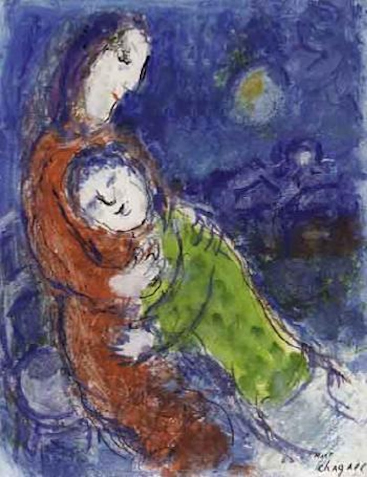 La tendresse by Marc Chagall