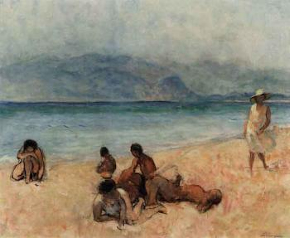 Baigneurs a Saint Tropez by Henri Lebasque