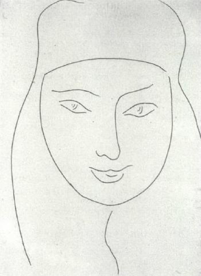 Une religieuse a l'expression candide by Henri Matisse