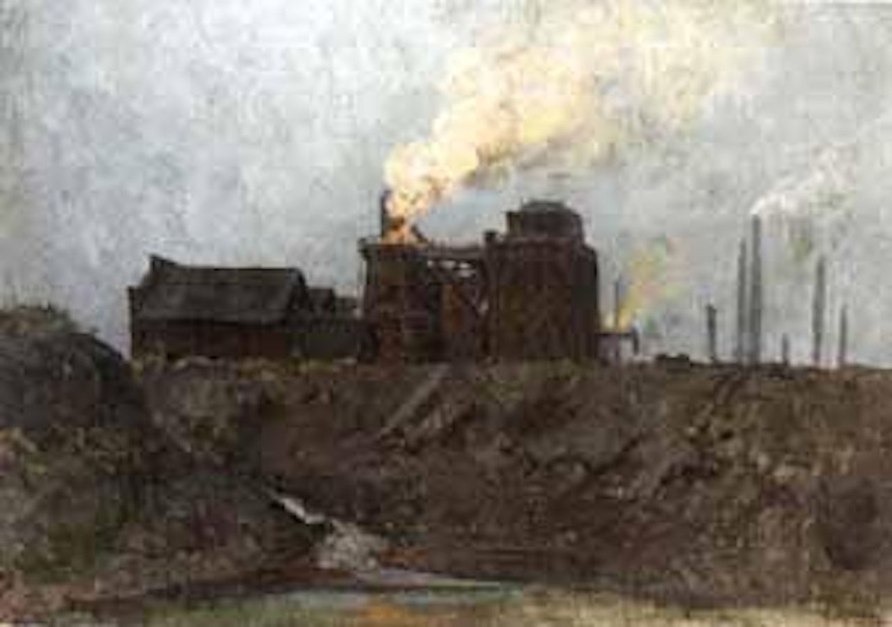 Factory in the Ruhr by Walter Moras