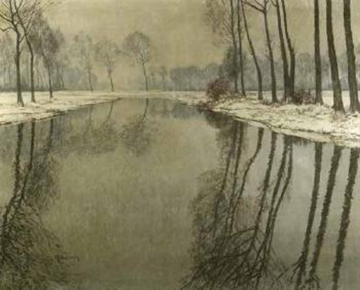 Winter on the Erft by Max Clarenbach