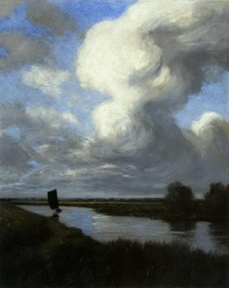 Boat on the Hamme by Hans am Ende