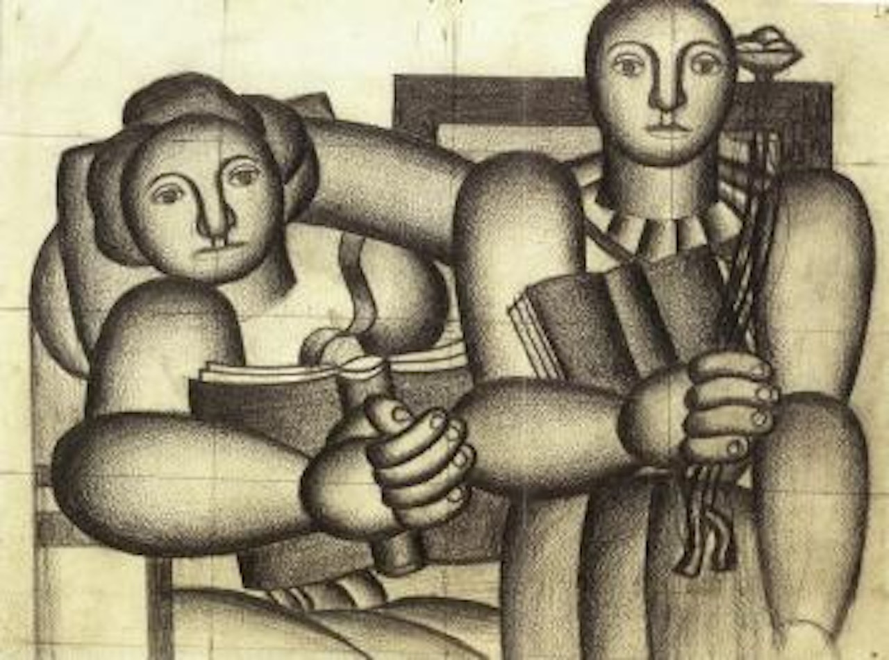 La lecture by Fernand Leger