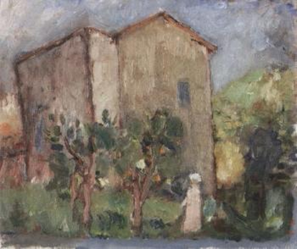 Woman by trees by Ivan Ivarson