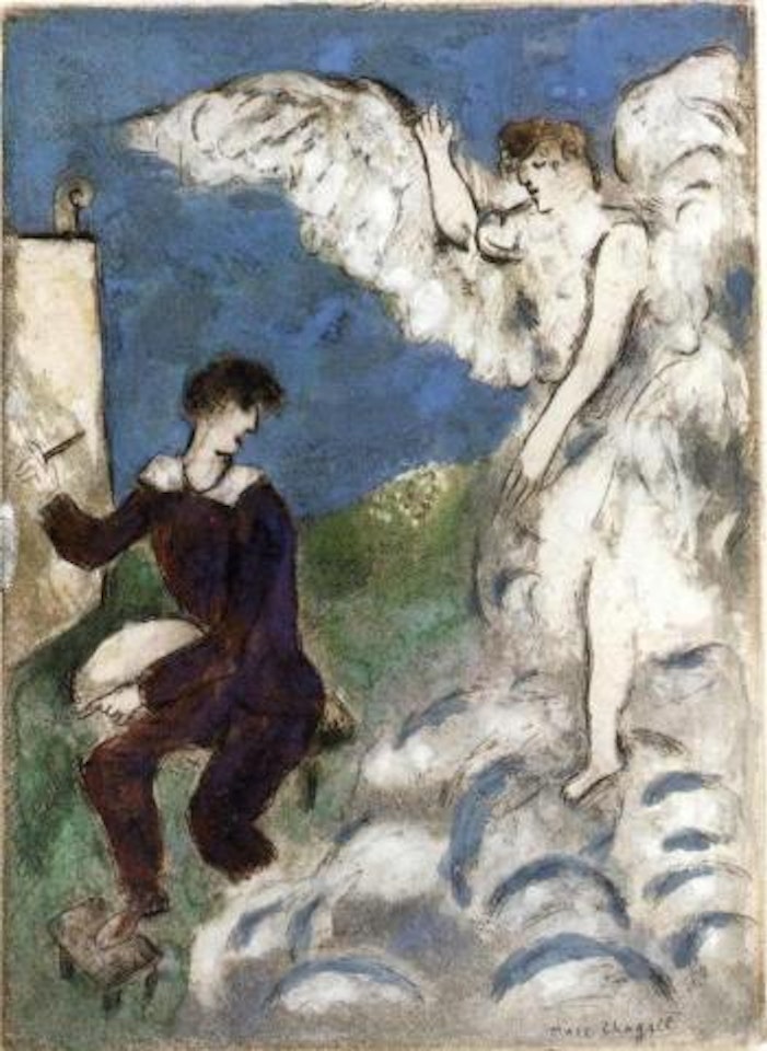 Die erscheinung by Marc Chagall