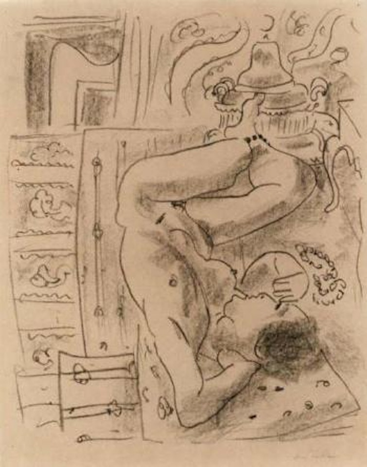 Nu renversee au brasero by Henri Matisse