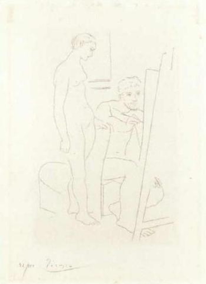 La modele nu by Pablo Picasso