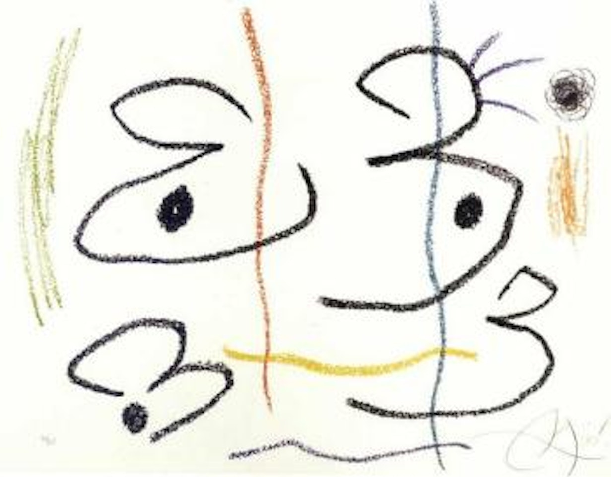 Carlos Franqui by Joan Miró