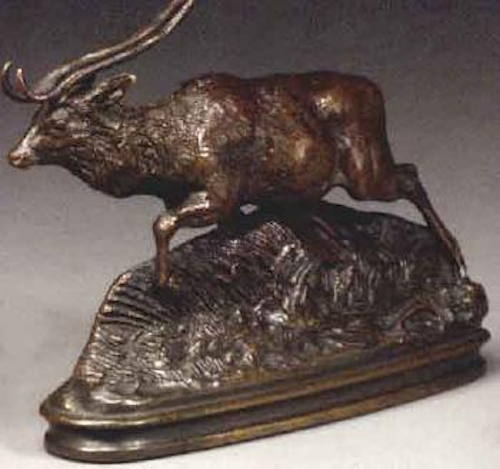 Lava deer by Antoine-Louis Barye