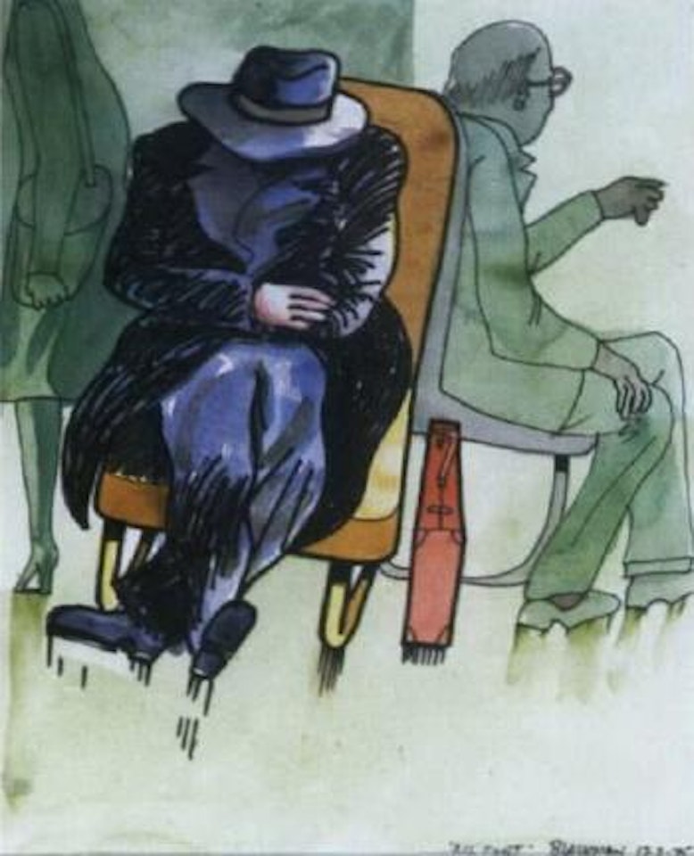 Airport by Charles Blackman