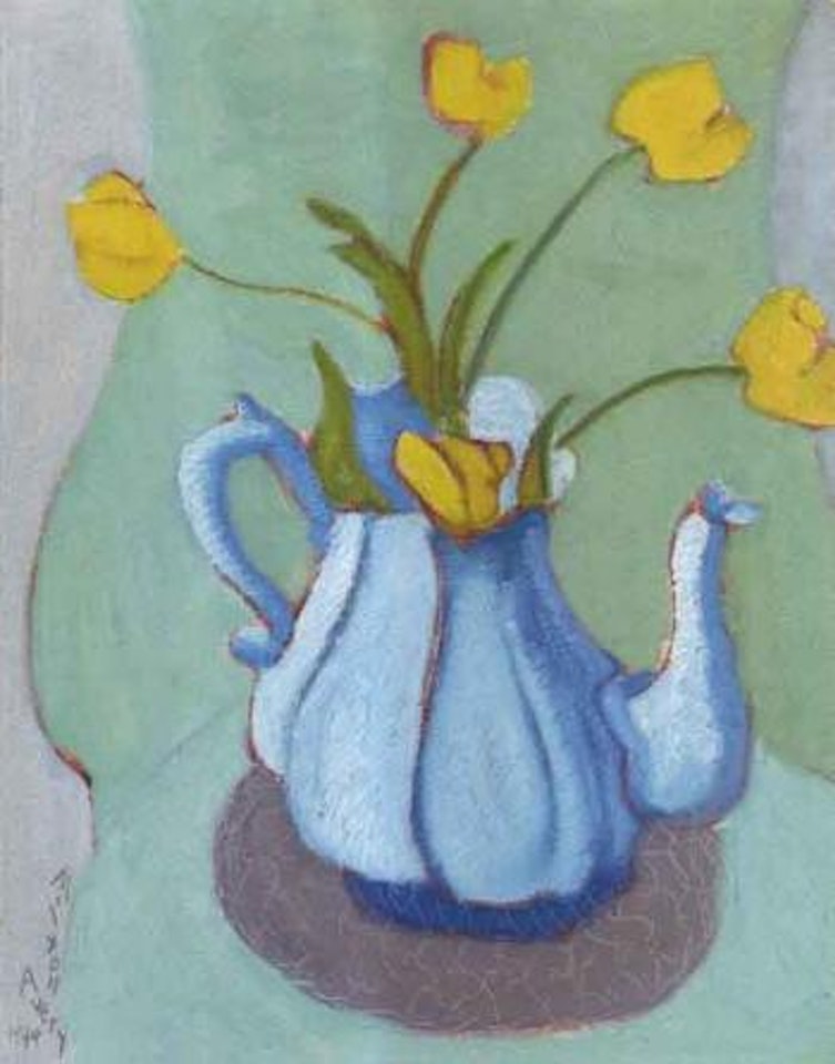 Yellow tulips by Milton Avery
