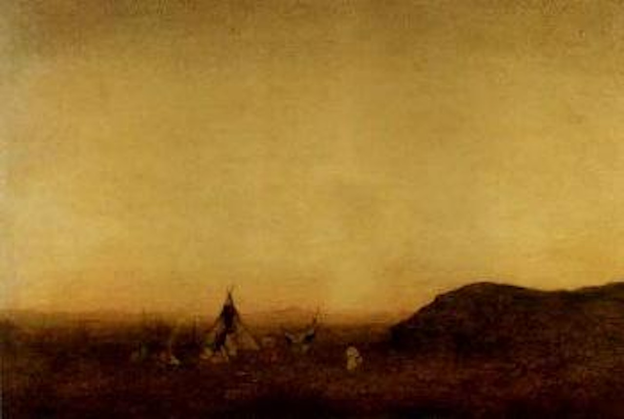 Indian camp by Ralph Albert Blakelock