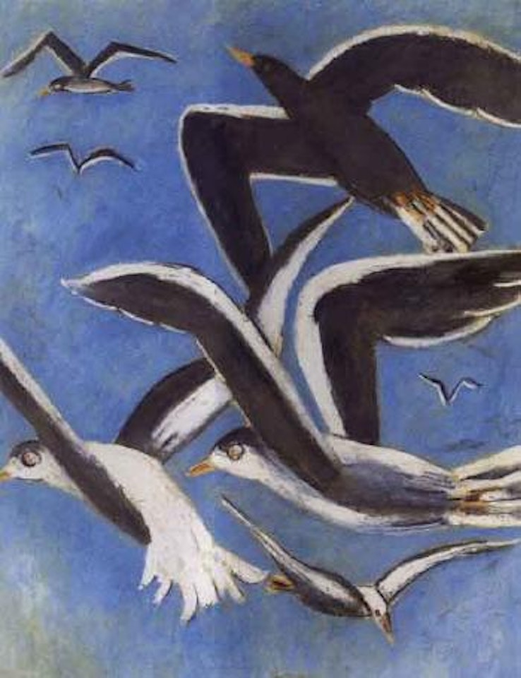 Scouting the fish boat by Marsden Hartley