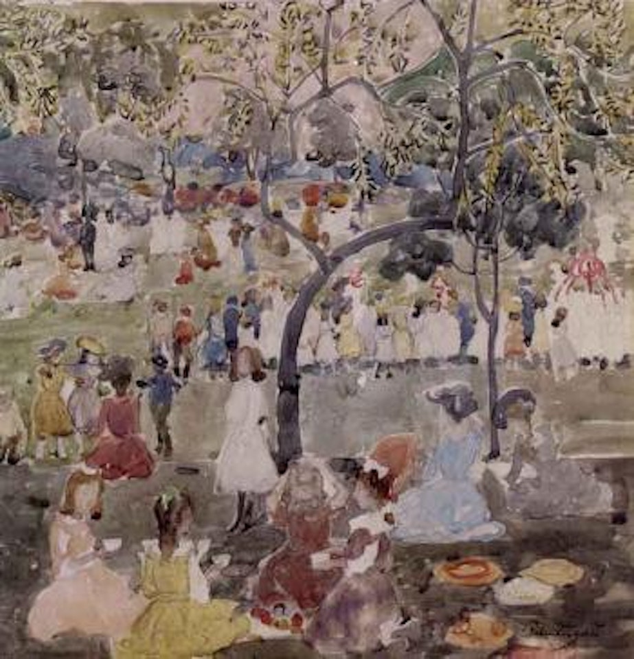 In the park by Maurice Prendergast