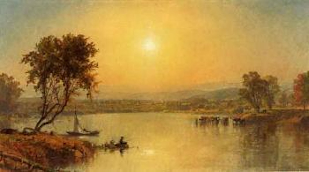 On the Susquahana River by Jasper Francis Cropsey