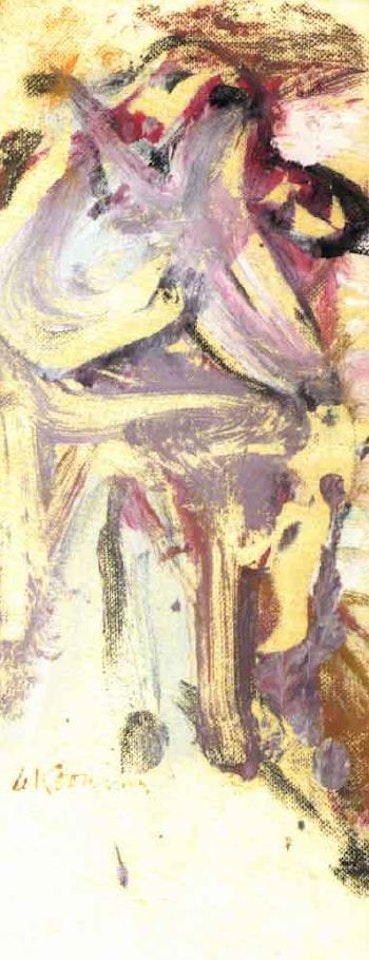 Seated woman by Willem de Kooning