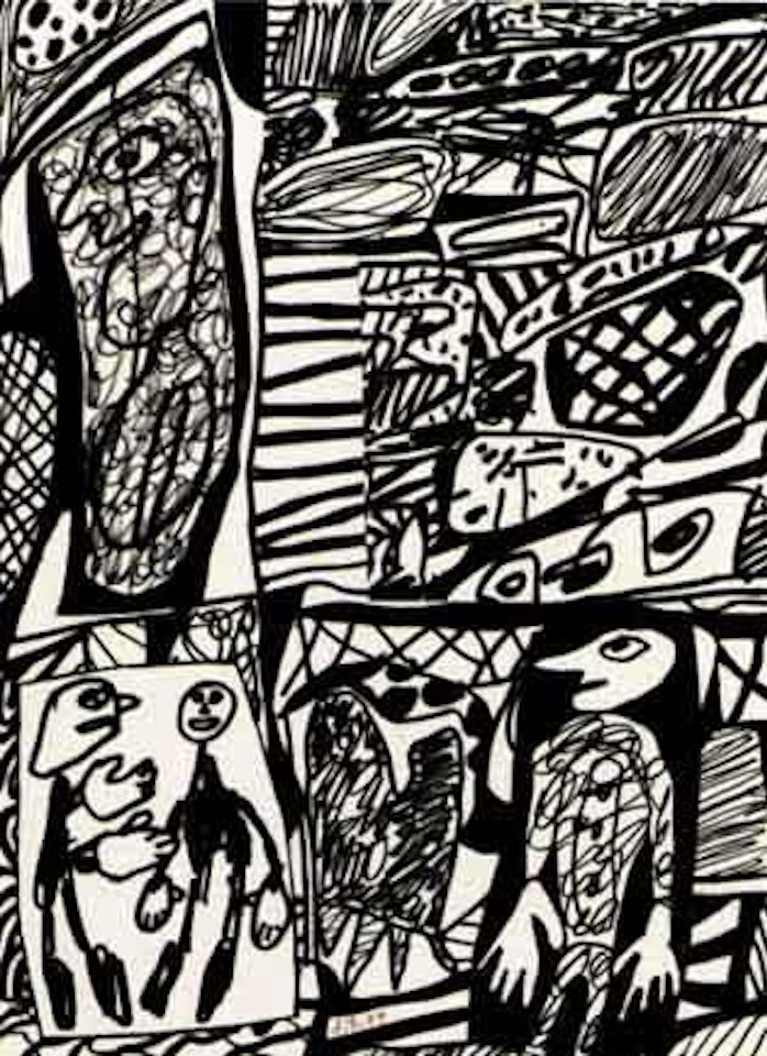 Situation CVI, 26 fevrier 1979 by Jean Dubuffet