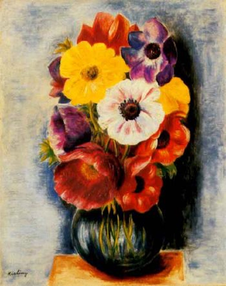 Vase de fleurs by Moïse Kisling