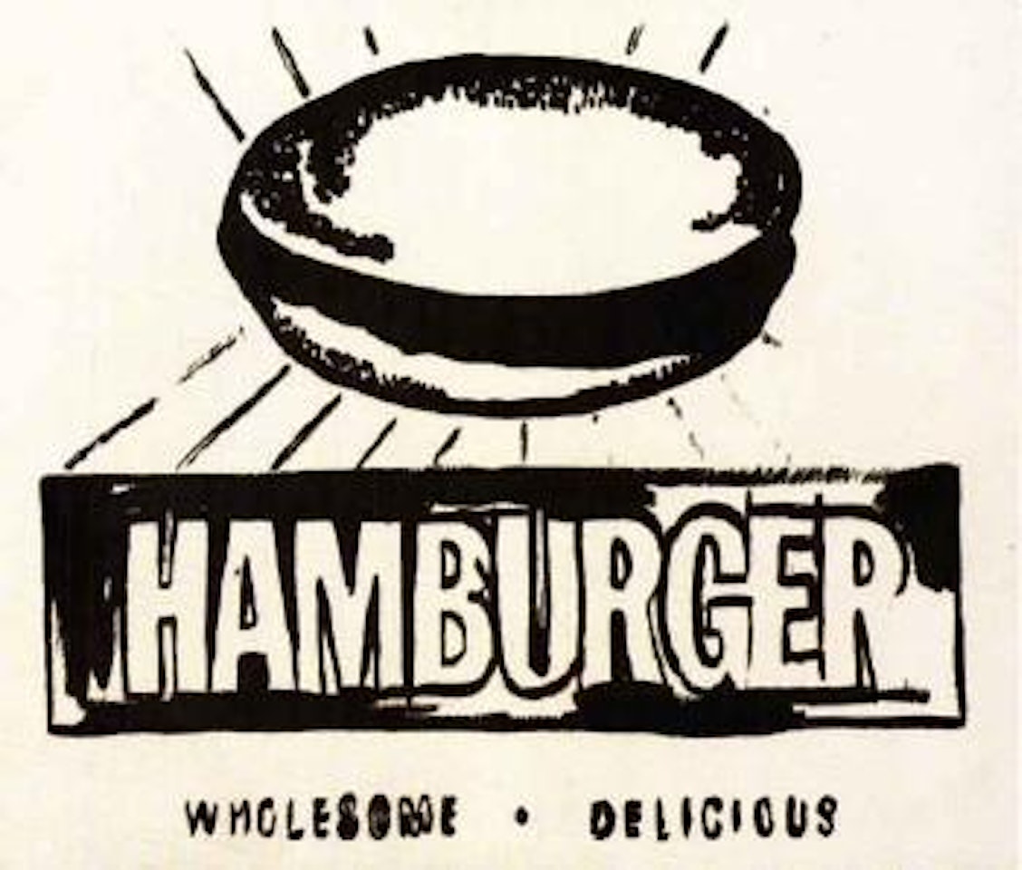 Hamburger by Andy Warhol