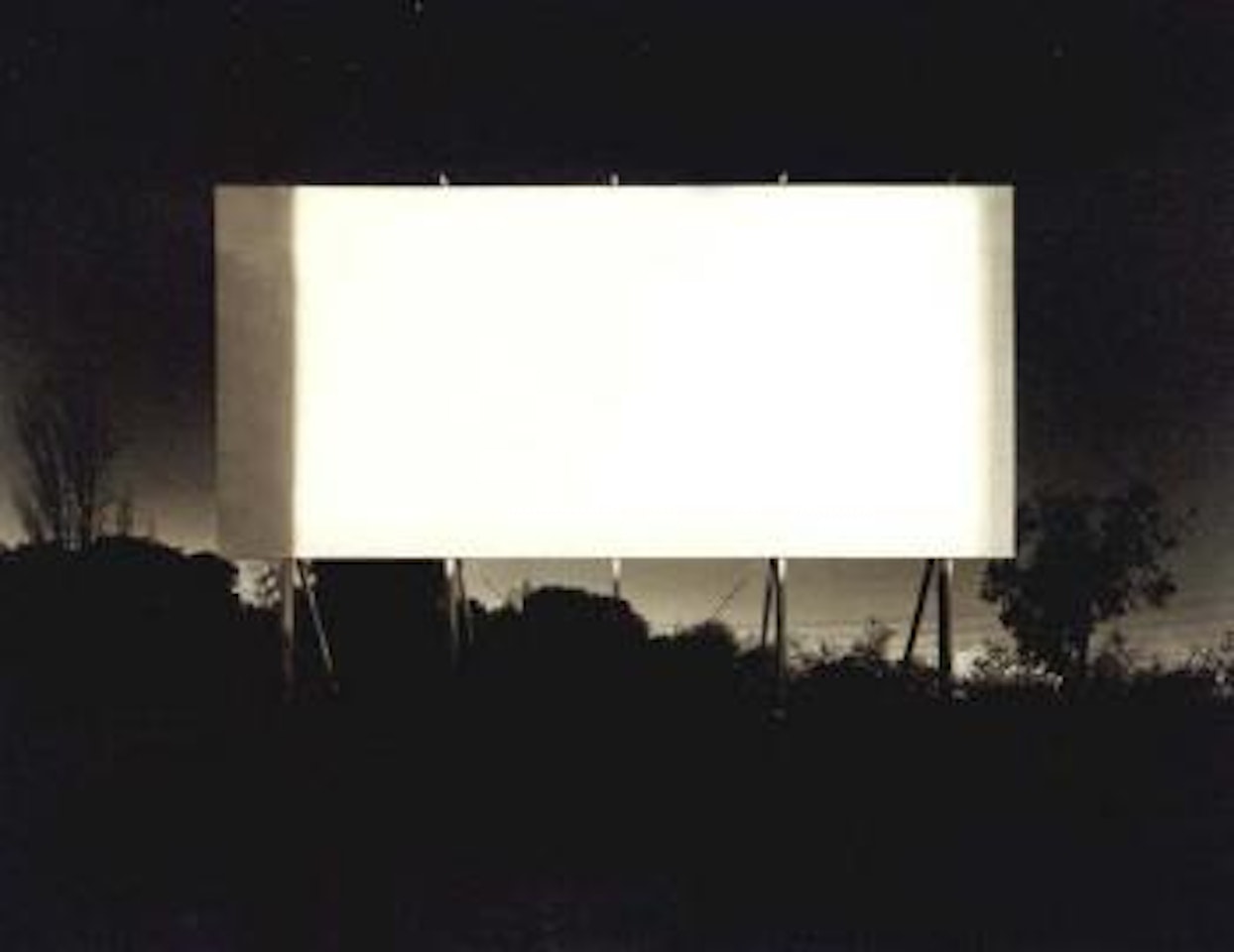 Stadium drive in orange by Hiroshi Sugimoto