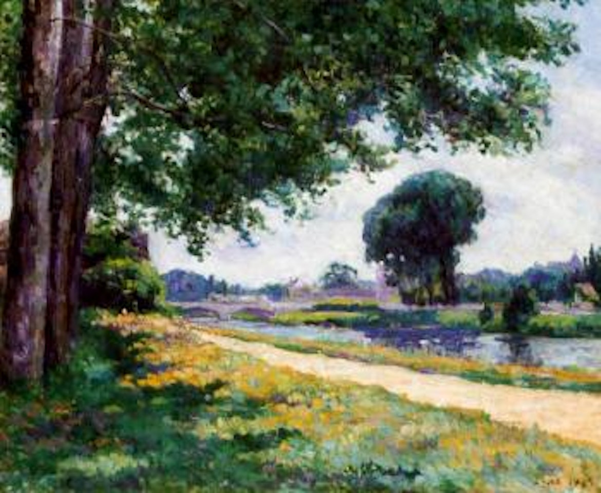 Accolay, la cure by Maximilien Luce