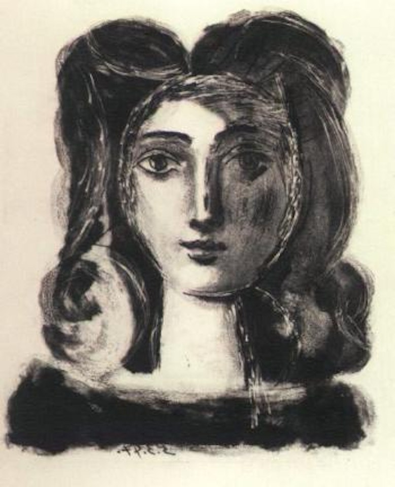 Head of a young girl by Pablo Picasso