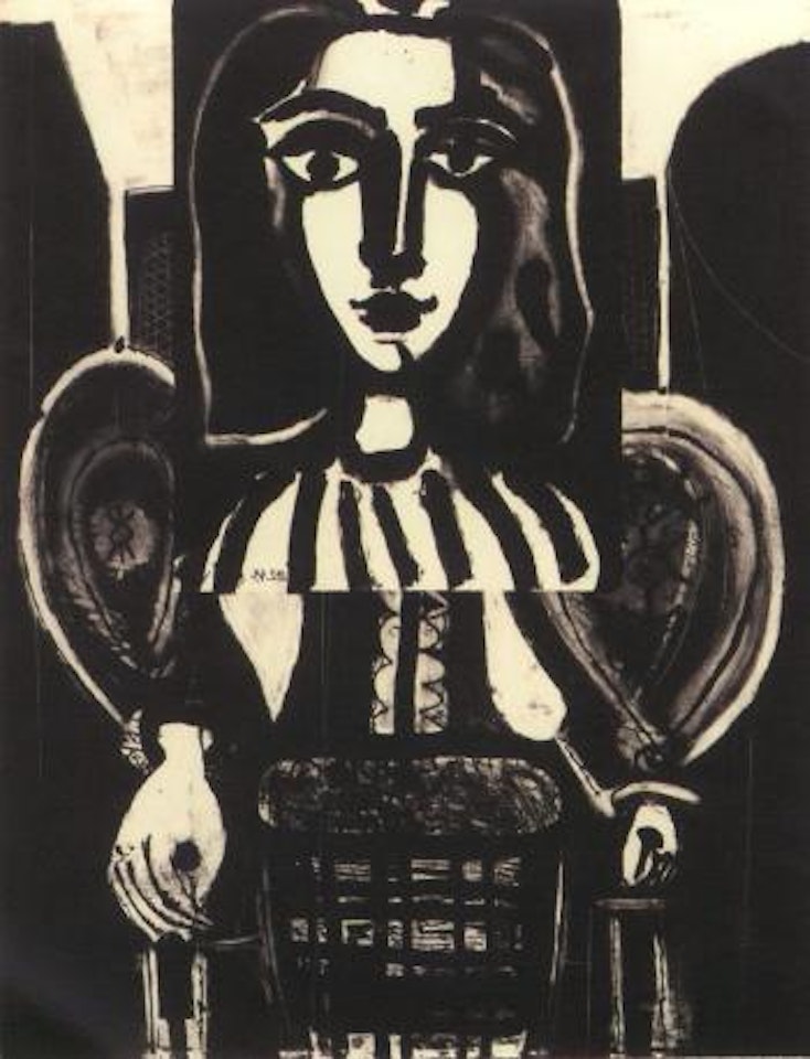 Armchair woman by Pablo Picasso