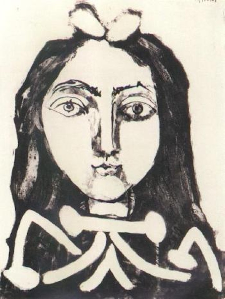 Portrait of young girl by Pablo Picasso