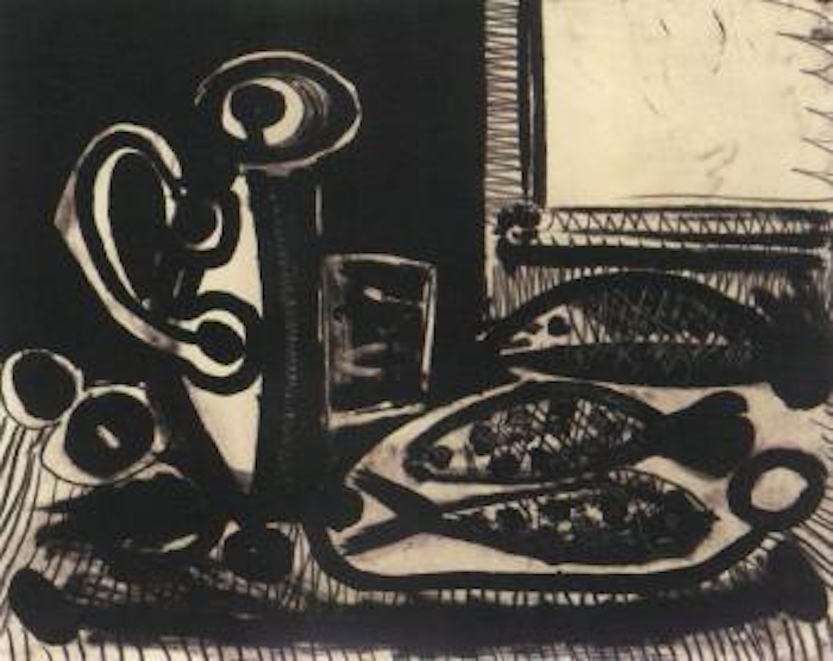 Table with fish by Pablo Picasso