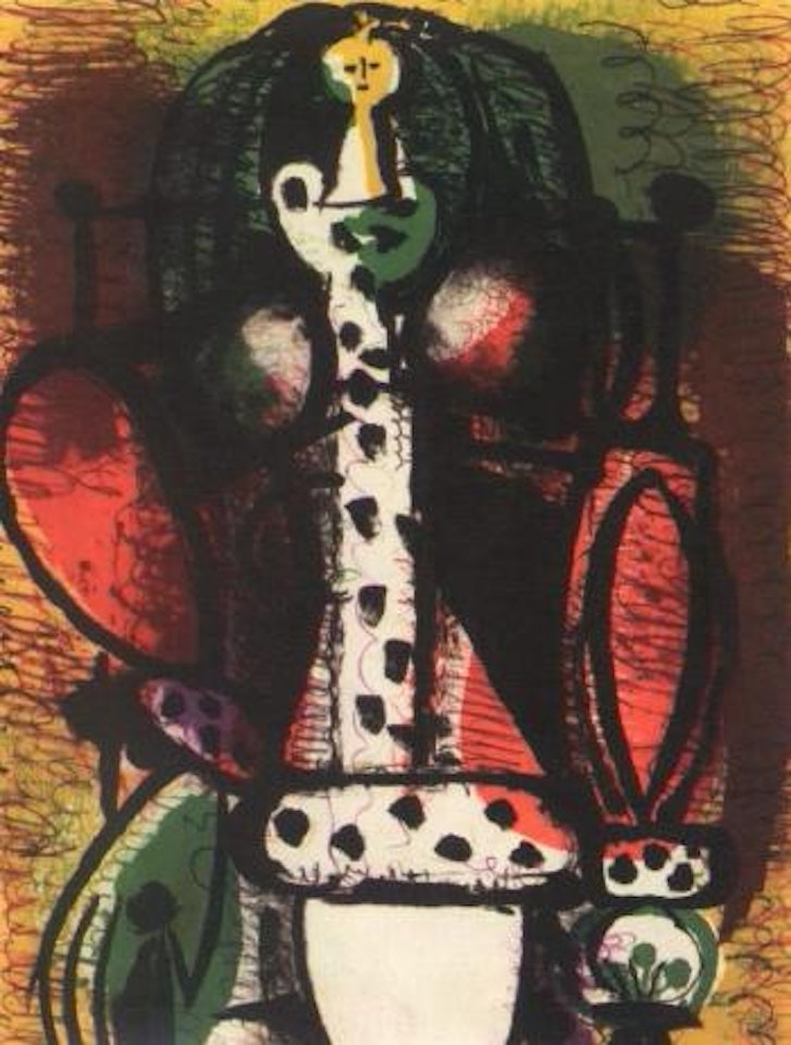 Armchair woman by Pablo Picasso