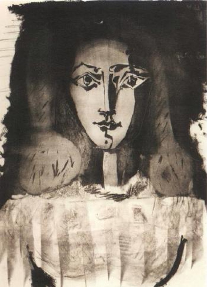 Bust of a young girl by Pablo Picasso