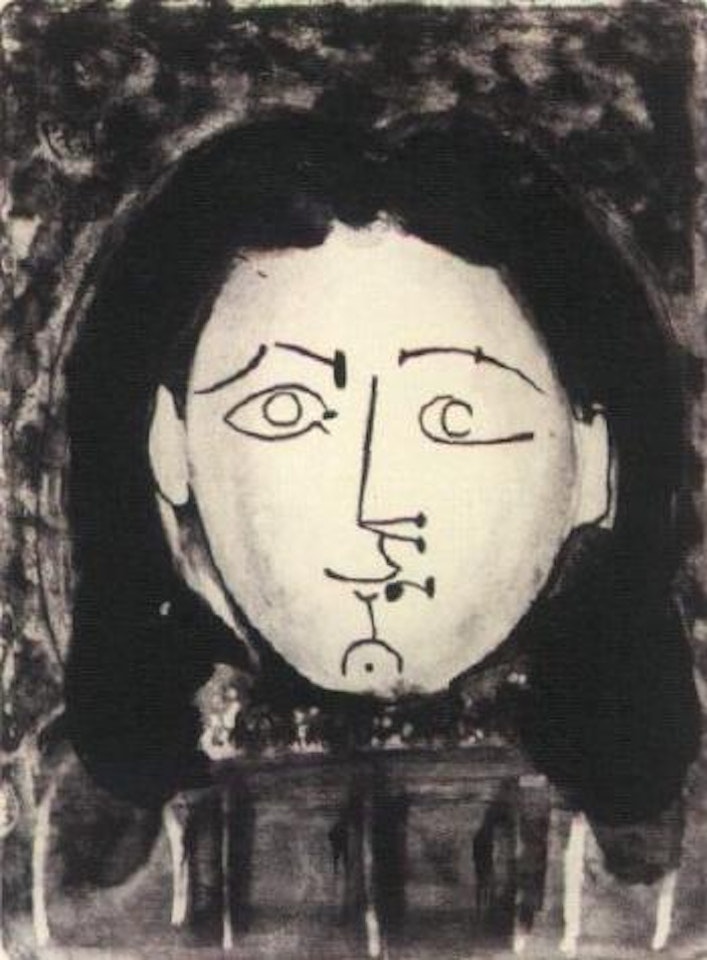 Head of a young girl by Pablo Picasso