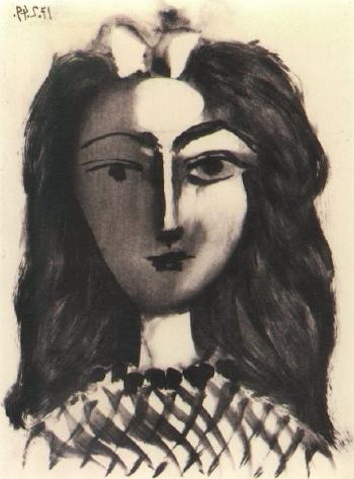 Head of young girl by Pablo Picasso